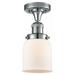 Innovations Lighting - Bell - 1 Light Semi-Flush Mount In Industrial Style-9