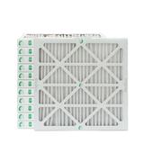 12 Pack of 20x20x2 MERV 13 Pleated 2 Inch Air Filters by Glasfloss. Actual Size: 19-1/2 x 19-1/2 x 1-3/4