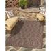 Unique Loom Links Trellis Outdoor Trellis Rug 4 0 x 6 0 Natural