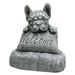 Statue Garden Welcome Sign Decoration Resin Craft Animal Welcome Sculpture Ornament for Yard 4.3x4.3x5.9 Inch