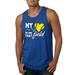 Wild Bobby My Heart Is On That Tennis Field Sports Men Graphic Tank Top Royal X-Large
