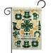 Breeze Decor 13 x 18.5 in. Irish for A Day Garden Flag for Springtime St Patrick Double-Sided Decorative Vertical Flags & House Decoration Banner Yard Gift