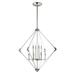 Maxim 16106 Lucent 8 Light 35-1/2 Wide Taper Candle Chandelier - Nickel
