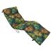 Blazing Needles 72 x 24 in. Patterned Polyester Outdoor Chaise Lounge Cushion Laperta Monsoon