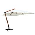 vidaXL Cantilever Umbrella Parasol Garden Outdoor Umbrella with Pully System