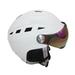 KUNyu Head Protector Breathable with Goggles Adult CE-EN1077 Men Women Ski Helmet for Riding