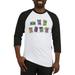 CafePress - Power Rangers Group Shots - Cotton Baseball Jersey 3/4 Raglan Sleeve Shirt