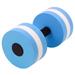 Water Dumbbells Aquatic Exercise Dumbells Water Aerobics Workouts Foam Barbells Hand Bars Pool Resistance for Men Women Kids Weight Loss Water Sports Fitness Tool - Blue