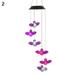 SANWOOD Wind Chime Light Horror Ghost Head Shape Wind Chime Light Halloween Style Practical Plastic Night Lamp for Home