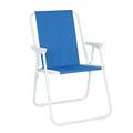 EasingRoom Beach Chair Folding Outdoor Patio Solid Construction Camping Blue