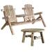 Lakeland Mills Tete-a-Tete Patio Chairs with Round Table