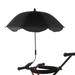 Hapeisy Chair Umbrella with Clamp Portable Stroller Accessories 29 inches UPF 50+ Clip on Stroller for Patio chair Beach Chairs Wheelchairs Golf Carts