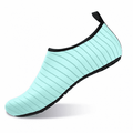 AVEKI Water Sports Shoes Barefoot Quick-Dry Aqua Yoga Socks Slip-on for Men Women Green Size: 40-41