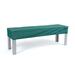 Covermates Rectangular Table Top Cover - Light Weight Material Weather Resistant Elastic Hem Middle Buckle Strap Patio Table Covers-Green