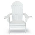 Westwood White All Weather Outdoor Patio Adirondack Chair