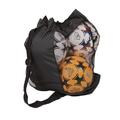 Etereauty Sports Ball Bag Sling Shoulder Strap Soccer Basketball Mesh Net Bag Drawstring Storage Bag - M