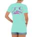 Guy Harvey Women s Mahi Duo Short Sleeve V-Neck T-Shirt Small