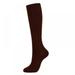 Long Compression Socks for Women and Men - 15-20 mm Hg Zipper less Knee-High Copper Infused Stocking for Nurses Running Hiking Cycling Calf Pain