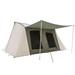 WHITEDUCK Prota Basic Canvas Cabin Tent | Flex-bow Camping Tent 10 x 14 Cabin Style for 8 Person in Olive Color - Waterproof