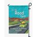 Printtoo Multicolor On The Road Again Family Camping Car Camping Flags Personalized Outdoor GardenFlagsCamp Decor Accessory Double SidedFlags12.5x18 Inches