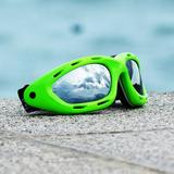 Vented Floating Jet Ski Goggles | Jettribe Neon Green Frame / Smoke Tint Lens