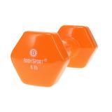 BodySportÂ® Latex-Free Durable Handheld Vinyl Dumbbell 6 lb.