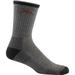 Darn Tough Vermont Merino Wool Coolmax Micro Crew Cushion Sock - Men s Gray/Black Large