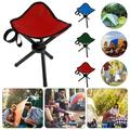 Kuphy Outdoor Tripod Stool Tall Slacker Chair Folding Tripod Stool For Outdoor Camping Walking Hunting Hiking Fishing Travel (Color Optional)