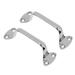 2pcs 6 inch 15cm Marine Grade Heavy Duty 316 Stainless Steel Grab Handle with 4 Holes 1/4inch 6mm for Boat Kayak Canoe