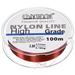 Uxcell 109Yard 10Lb Fluorocarbon Coated Monofilament Nylon Fishing Line Wine Red