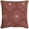 Better Homes & Gardens 20 x 20 Red Medallion Polyester Outdoor Throw Pillow (1 Piece)