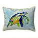 11 x 14 in. Blue Sea Turtle Small Indoor & Outdoor Pillow