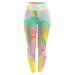 Women s Yoga Workout Leggings Trendy Tie Dye High Waisted Tummy Control Stretchy Skinny Ankle Pants Compression Tights