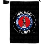 Army Proud Son Soldier Garden Flag Set National Guard 13 X18.5 Double-Sided Yard Banner