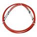 2pcs 10ft 118 Inch Marine Type 3300 / 33C Throttle Shift Remote Control Box Cable for Yamaha Outboard Engine Boat Red