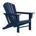Portside Classic Outdoor Adirondack Chair in Navy Blue