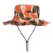 YUEHAO accessories Fashion Summer Outdoor Sun Hat Bucket Mesh Boonie Hat Drying Fishing Cap Sun Hats Red