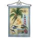 Lighthouse Letters Garden Flag Set Nautical 13 X18.5 Double-Sided Yard Banner