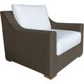 Padma s Plantation Nautilus Wicker Patio Lounge Chair in Kubu Gray