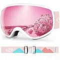 Findway Kids Ski Goggles Anti-Fog Child Snowboard Goggles for Boys Girls Toddler 3-8 Years Old