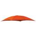 ROPS Tractor Umbrella Canopy Replacement Cover 54 10 oz. Duck Canvas - Orange