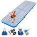 Air mat Tumbling Track 10ft 13ft 16ft 20ft Gymnastics Mat Thickness 4 inches for Home Use/Gym/Yoga/Training/Cheerleading/Outdoor/Beach/Park/Water/Kid with Electric Air Pump Carry Bag