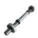 CAP 14 Standard Threaded Chrome Dumbbell Handles with Round collars Pair