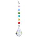 BadyminCSL Color Crystal Jewelry Pendant Gift Chain Rainbow Chain Lighting Pendant