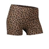 Junior Print Compression Short Jersey Leopard - Medium