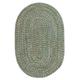 Colonial Mills Farmstand Rustic Braided Tweed Oval Area Rug Seagrass 2 x 4 Oval 2 x 3