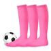 Men Adult 10-13 Soccer Team Sports Cushion Acrylic Socks 3 Pair Hot Pink