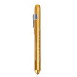 NUOLUX Medical EMT Emergency Surgical LED Penlight Pen Light Flashlight Torch With Scale (Yellow)