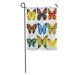 KDAGR Fairy Butterfly Watercolor Flower Drawing Honey Insect Tropical Garden Flag Decorative Flag House Banner 28x40 inch