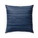 Linear Navy Outdoor Pillow by Kavka Designs